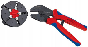 Szczypce do zagniatania tulejek KNIPEX