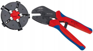 Szczypce do zagniatania tulejek KNIPEX