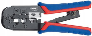 Szczypce dźwigniowe do zagniatania wtyków KNIPEX