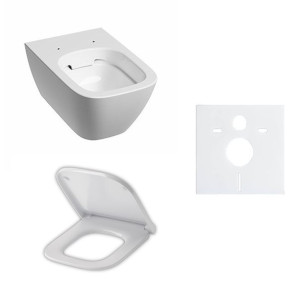 Miska Wc Koło Modo Pure Rimfree+ Deska Clage Daya
