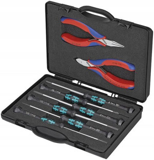 Zest.szczypiec dla elektronikow, 8-cz. KNIPEX