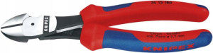 Szczypce tnące boczne 7412 180mm KNIPEX