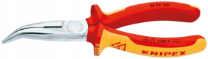 Szczypce tnące radiowe VDE wygięte 160mm KNIPEX