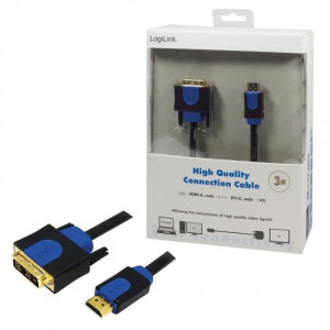 Kabel LogiLink DVI 3.0m