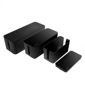 Organizer na kable LogiLink Cable Box 3szt. czarne