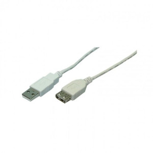 Kabel LogiLink USB 5.0m szary