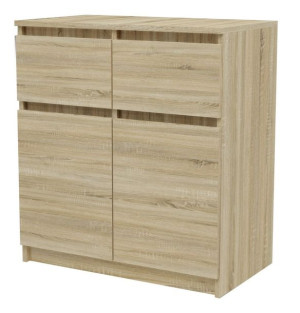 Komoda Szafka Do Pokoju Malaga 2d2s 70cm Dąb Sonoma
