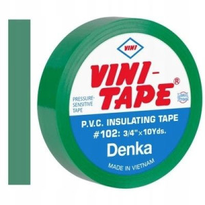 Taśma izolacyjna VINITAPE 20m zielona