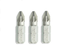 Dedra Końcówki Wkrętakowe Krzyżowe Pz2 25mm 3 Szt/opak 18a01pz20-03