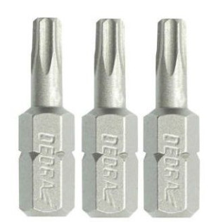Dedra Końcówki Wkrętakowe Torx T20 X 25mm 3 Szt/opak 118a03t200-03