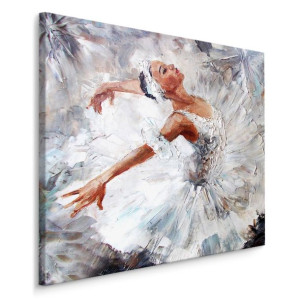 Obraz Na Płótnie BALERINA Balet Malarstwo Taniec Sztuka Kobieta 90x90