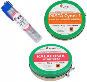 ZESTAW DO LUTOWANIA Cyna Pasta Kalafonia