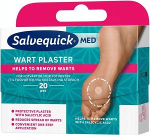 SALVEQUICK Plaster na kurzajki 20szt