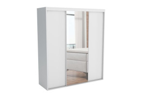 Szafa przesuwna z lustrem 230 cm Green 12 na wymiar
