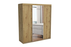 Szafa przesuwna z lustrem 220 cm Green 12 na wymiar