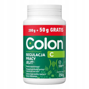 COLON C Suplement diety w proszku - ułatwia wypróżnianie 250g