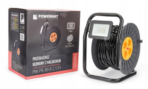 Przedłużacz bębnowy Powermat 30 m 4 szt. gniazd