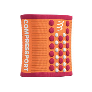 COMPRESSPORT Frotka na nadgarstek Sweatband pomarańczowa
