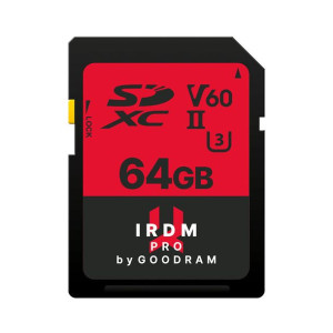 Karta Sdxc 64gb Goodram Irdm | 4k Uhs-ii U3 A2