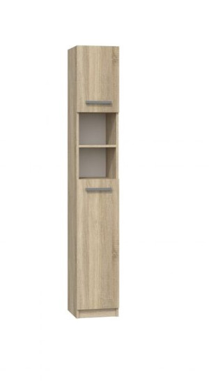 Szafka Do Łazienki Stojąca 32cm Słupek Dąb Sonoma