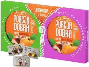 Krążek morelowo-orzechowy - przekąska owocowa Bez Cukru Dwupak 2x 25 g - Po