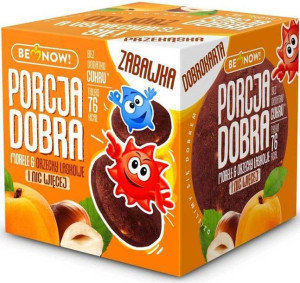 Kostka z niespodzianką - krążek Morele i Orzechy Laskowe Bez Cukru - Porcja
