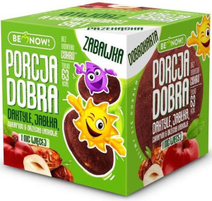 Kostka z niespodzianką - krążek Owocowo-Orzechowy z Cynamonem Bez Cukru - P