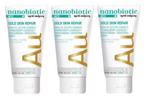 Krem ze złotem Regeneracja skóry - rany, oparzenia, blizny - Nanobiotic Ski