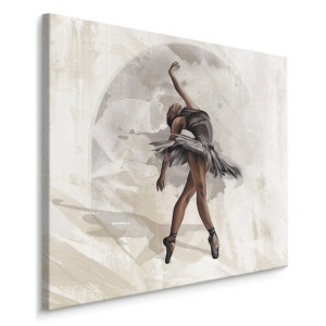 Obraz Na Płótnie BALERINA Beton Abstrakcja Balet Sztuka Taniec 40x40