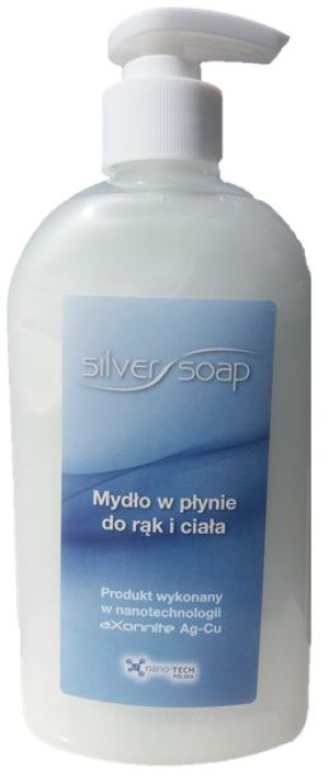 Mydło w płynie Silver -antybakteryjne ze srebrem i miedzią (500ml)