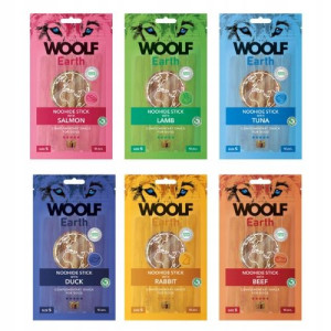 Woolf EARTH NOOHIDE zestaw przysmaków 6 x 10pcs