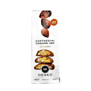 Tradycyjne Toskańskie Ciasteczka Cantucini z Migdałami Deseo 180g