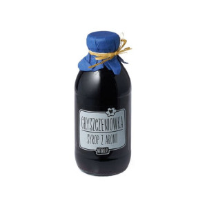 Naturalny Syrop z Aronii z Soku 100% Bez Konserwantów 330ml Gryszczeniówka