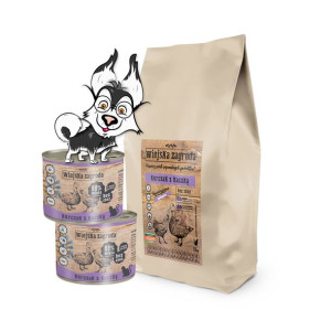 Wiejska Zagroda karma sucha Kurczak z kaczką 10kg dla kota