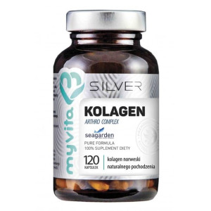 Kolagen rybi z witaminą C (120 kaps.) MyVita ARTHRO Silver Kolagen norweski