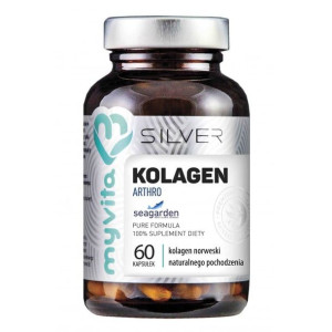 Kolagen rybi z witaminą C (60  kaps.) MyVita ARTHRO Silver Kolagen norweski