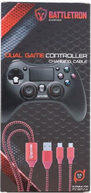 Kabel ładujący pady PS3/PS4 Dual Batteltron R