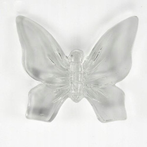 Motyl Plastik Przezroczysty 35x42mm 1szt