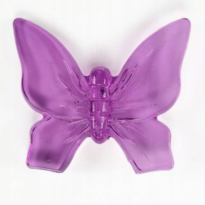 Motyl Plastik Lawendowy 35x42mm 1szt