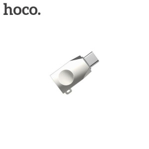 Hoco Adapter Otg Usb Do Type C Ua9 Perłowy