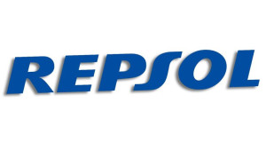 Wycinana naklejka REPSOL niebieska