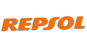 Wycinana naklejka REPSOL pomarańczowa