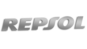 Wycinana naklejka REPSOL srebrna