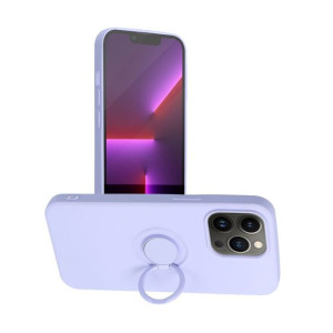 Futerał Forcell Silicone Ring Do Iphone 13 Pro Fioletowy