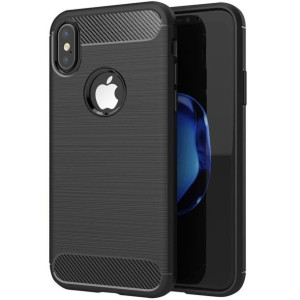 Futerał Forcell Carbon Do Iphone Xs Max ( 6,5" ) Czarny