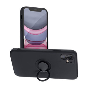 Futerał Forcell Silicone Ring Do Iphone 11 Czarny
