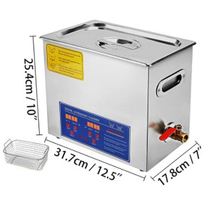 Myjka ULTRADŹWIĘKOWA STAL Nierdzewna 6L 200W VEVOR