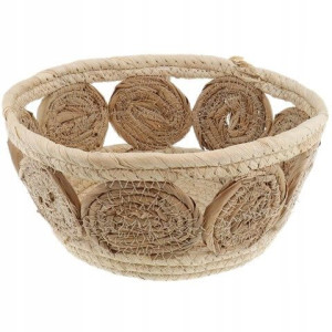 Koszyk Koszyczek Osłonka Boho 26cm Ażurowy