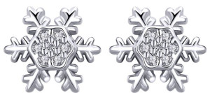 Kolczyki - Snowflake