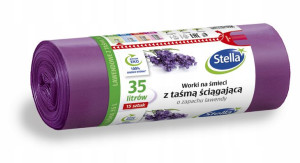 Worki na smieci SUPERSZCZELNE 35L z taśmą